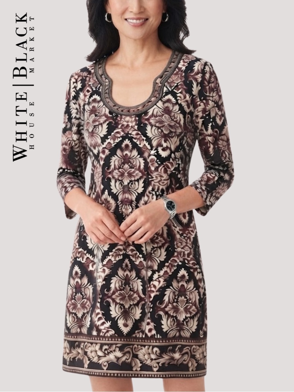 Tunic/Dress • Like New
White House Black Market Patterned Tunic Dress/Mini Dress